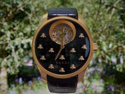 風・Luxury／GUCCI上攻高級製錶慶百周年　蜜蜂飛上陀飛輪錶