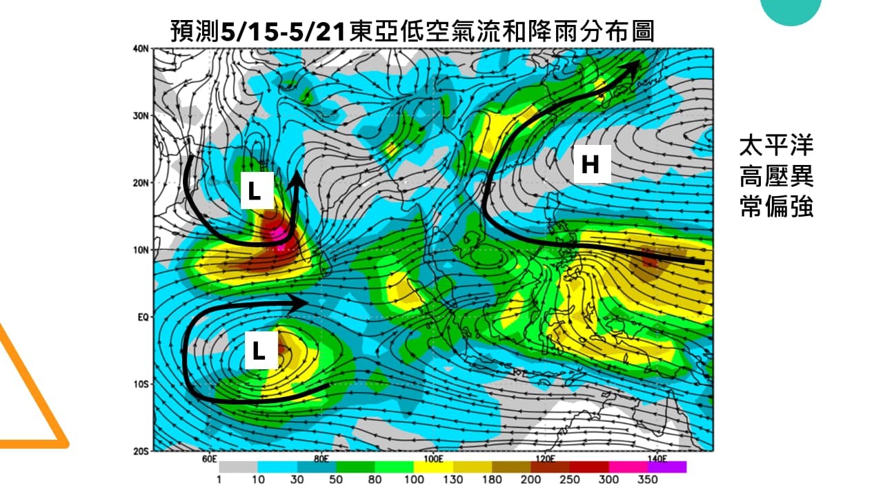 ▲▼根據歐美系集預報資料顯示，有利於梅雨季建立的環境再度延後。（圖／翻攝自Facebook／賈新興）