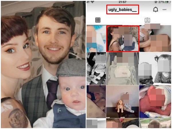 ▲英國一名媽媽發現兒子登上「醜陋寶寶」粉絲專頁。（圖／翻攝instagram@ugly_babies_）