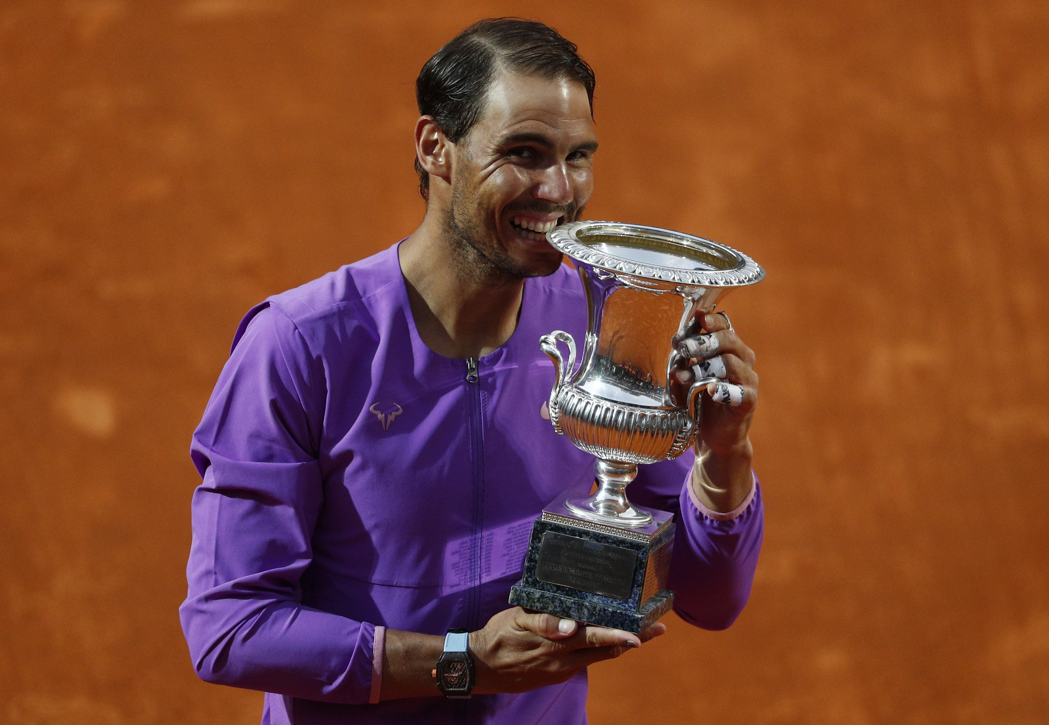 ▲▼西班牙網球名將納達爾（Rafael Nadal）奪冠。（圖／路透）