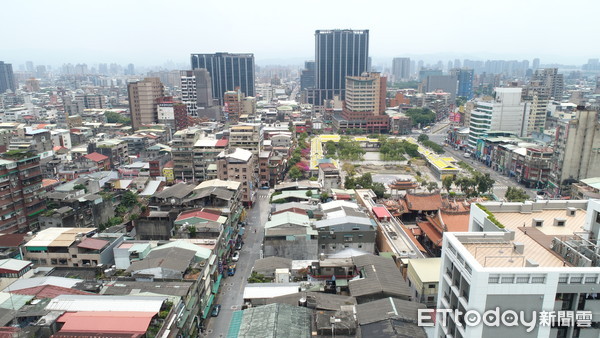 ▲萬華空拍,桂林路,街景,疫區。（圖／記者林振民攝）