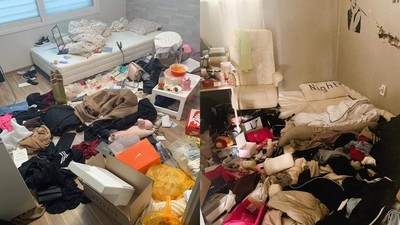 垃圾系女神大賽！韓網「最髒女生房間」比拚　這是香閨還回收廠？