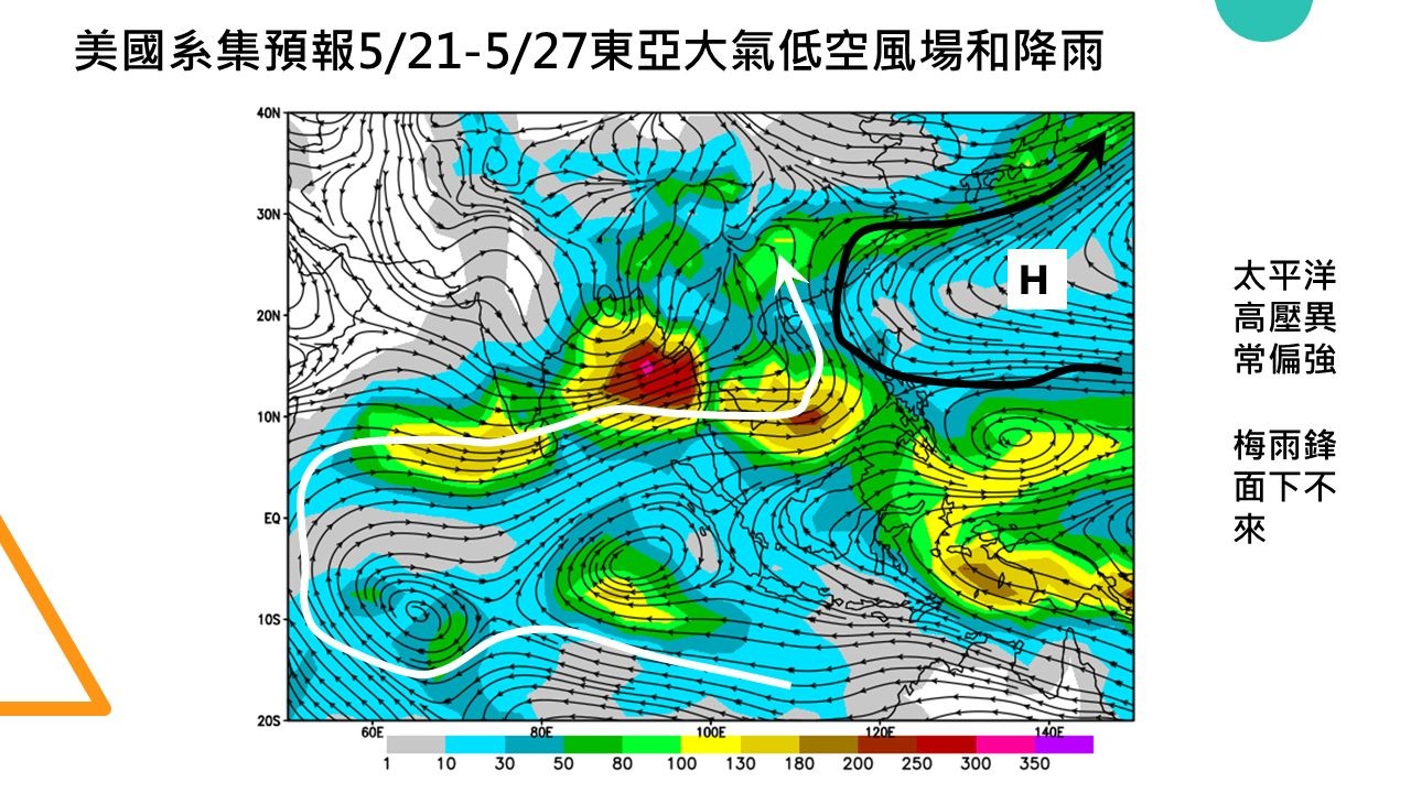 「大個子」讓梅雨遲到！　最新預測2波鋒面接近時間。（圖／翻攝賈新興臉書）