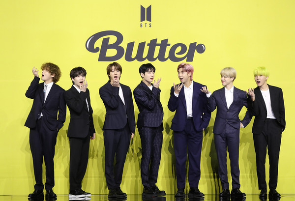 ▲防彈少年團BTS《Butter》記者會。（圖／CFP）