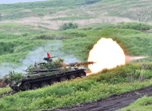 ▲日本陸上自衛隊年度最大規模實彈射擊演習「富士總合火力演習」（簡稱富士總火演）。（圖／翻攝Twitter@JGSDF_pr）