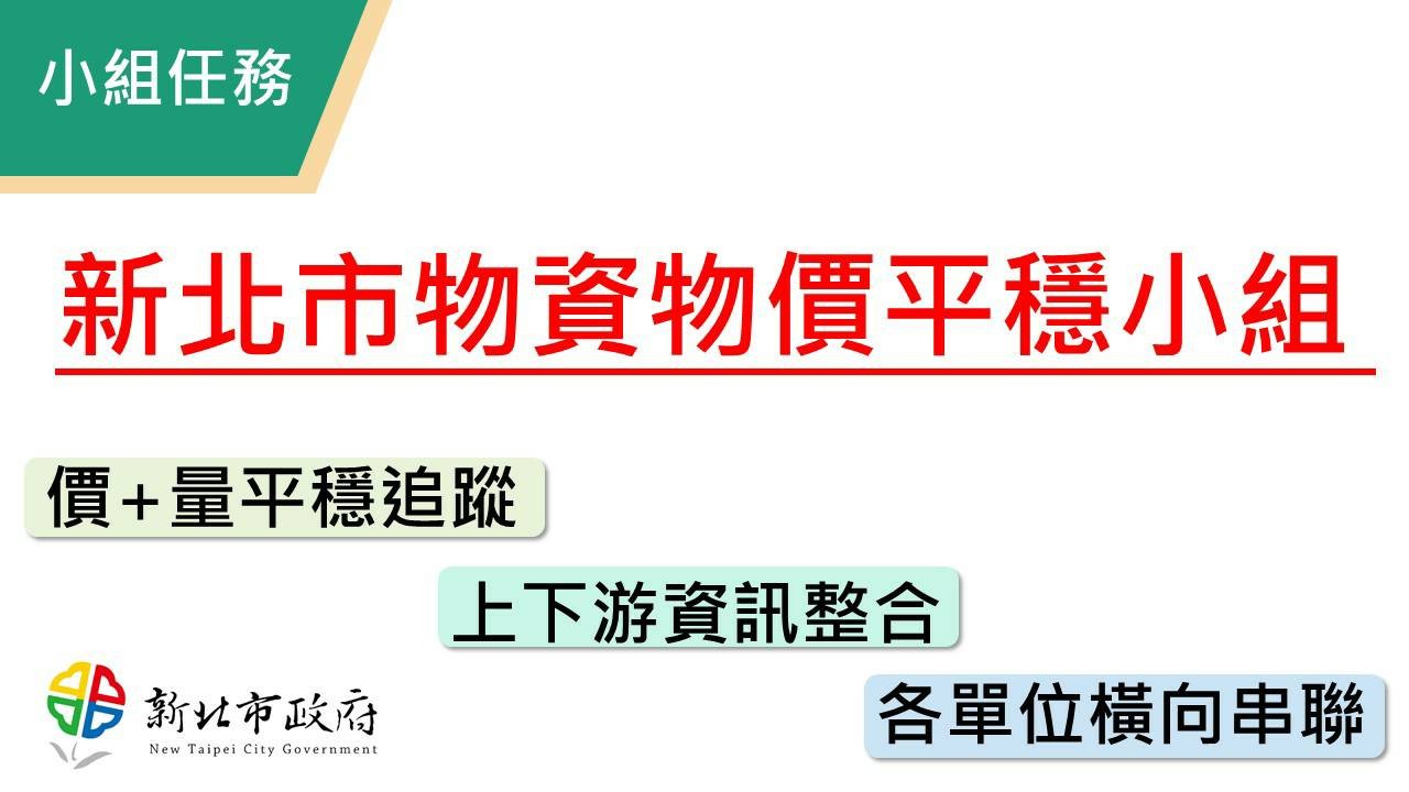 ▲▼對於不法業者惡意漲價，新北物資物價平穩小組成立1950通報專線。（圖／新北市政府提供）