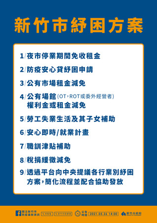 ▲▼新竹市防疫措施提醒。（圖／記者陳凱力翻攝）