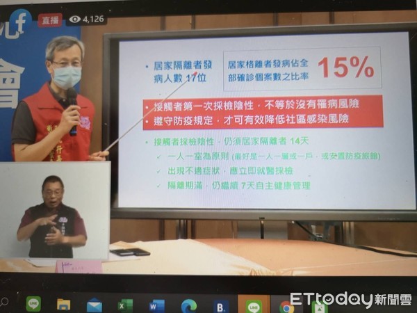 ▲彰化縣政府線上防疫直播記者會。（圖／翻攝自王惠美臉書粉專）