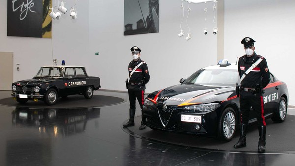 ▲義大利憲兵隊添購Alfa Romeo Giulia做為巡邏車。（圖／翻攝自Alfa Romeo）