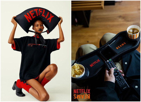 Netflix竟聯手BEAMS出「零食＋飲料架」！還有「暴飲暴食」T恤追