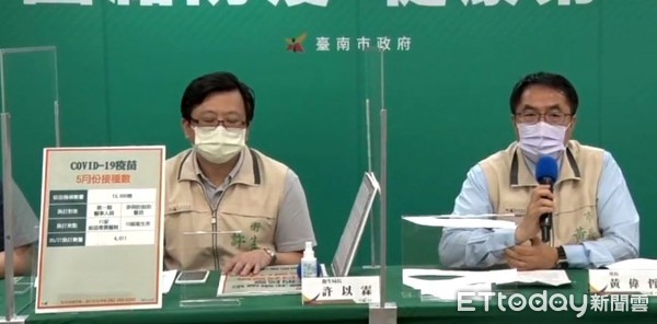 台南市施打疫苗首日4762劑　黃偉哲：提高疫苗拖打量能保障市民健康 |