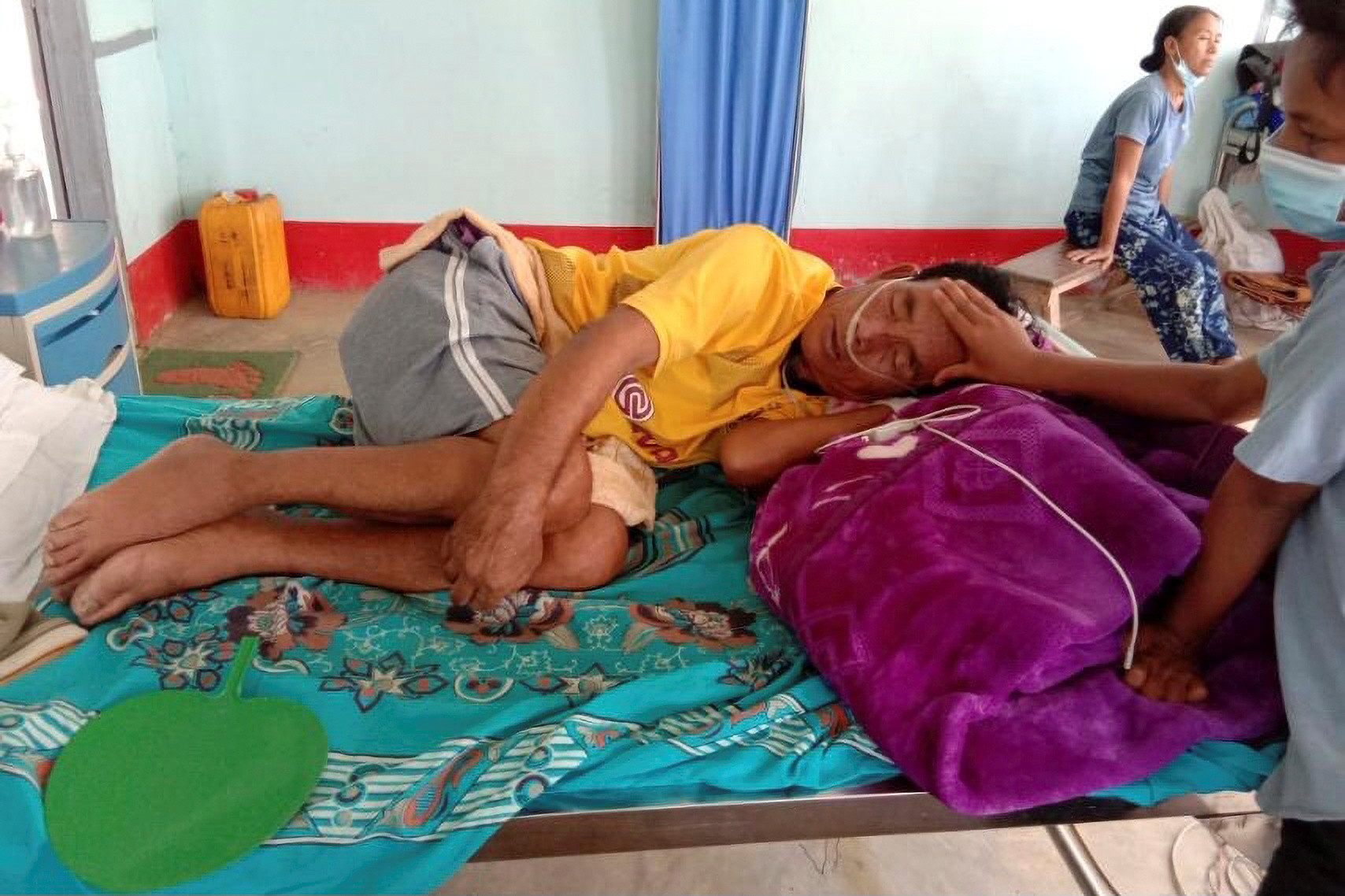 ▲▼緬甸當地醫療系統癱瘓。（圖／路透）