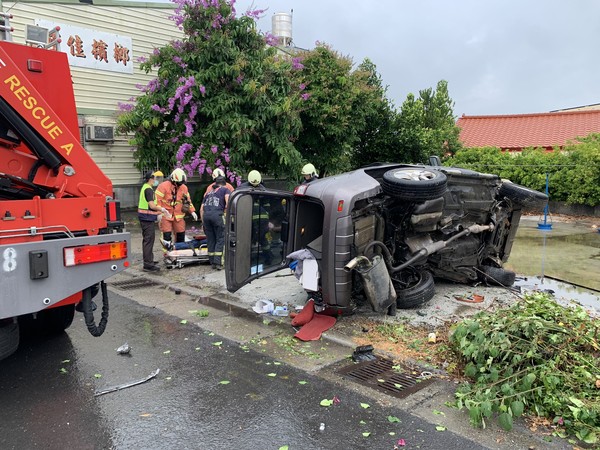 ▲彰化溪湖鎮彰水路發生死亡車禍。（圖／民眾提供）