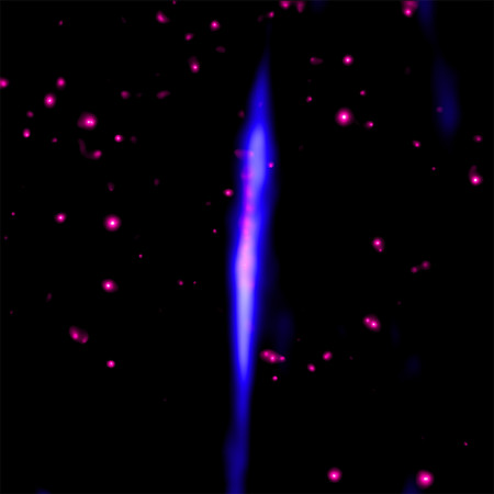 ▲▼銀河系中的X射線。（圖／翻攝自Chandra X-ray Observatory）
