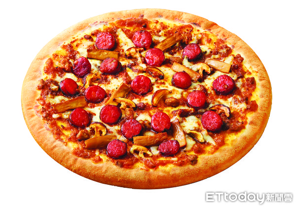 ▲▼拿坡里x新東陽推三星蔥香腸披薩。（圖／業者提供）