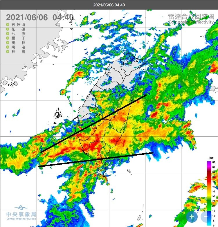 天氣圖。（圖／翻攝鄭明典臉書）