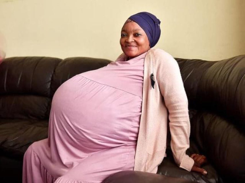 ▲▼破人類紀錄！南非37歲婦一口氣產下10胞胎。（圖／翻攝自推特「@SAfmRadio」）
