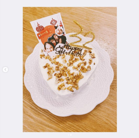 ▲方志友親手做蛋糕幫楊銘威慶生。（圖／翻攝自Instagram／beatricefang）