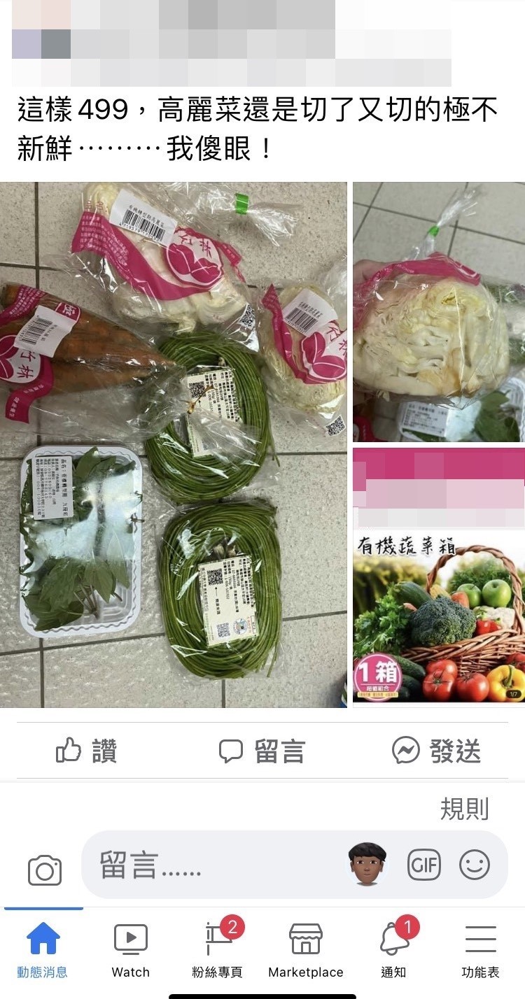 ▲竹林有機農場創辦人黃淑女解釋，「防疫有機蔬菜箱」是「有機蔬菜」且「宅配到家」 。（圖／竹林有機農場提供，以下同）