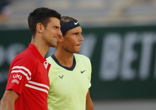 ▲▼ 法網，球王喬科維奇（Novak Djokovic）和紅土之王納達爾（Rafael Nadal）            。（圖／路透）