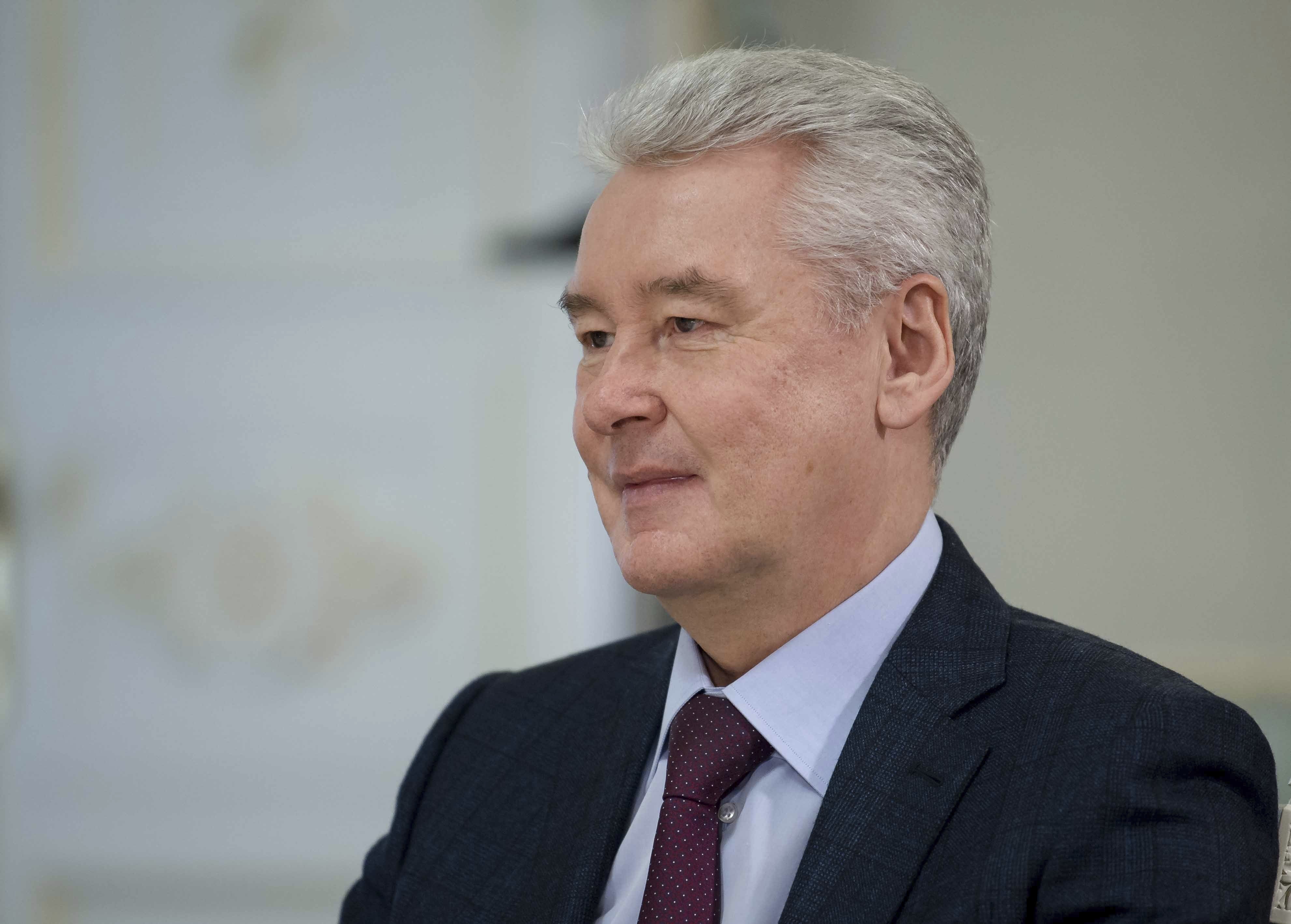 ▲▼莫斯科市長索比亞寧（Sergey Sobyanin）。（圖／達志影像／美聯社）