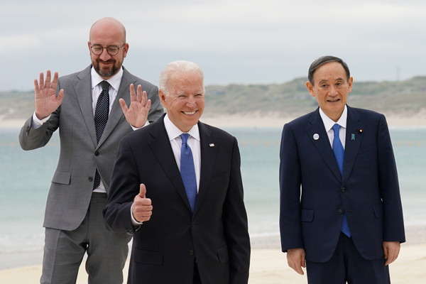 ▲▼美國總統拜登（Joe Biden）和日本首相菅義偉。（圖／路透）
