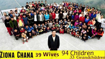 真的子孫滿堂！　76歲翁「擁39妻、94兒女及33孫」成世界最大家族