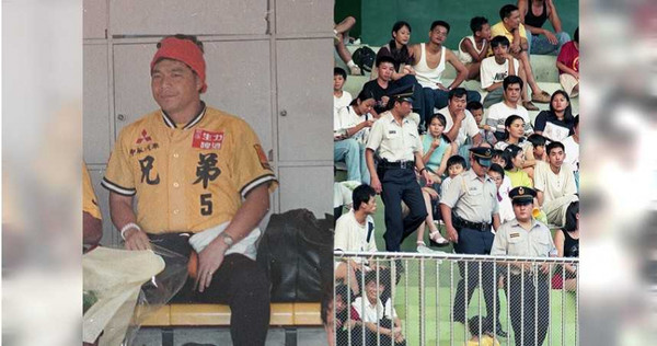 中台灣賭王小谷時曾參與1996年8月間的「職棒兄弟象恐嚇案」，當時兄弟象球員吳復連（左）傳出遭黑道打傷頭部。（圖／報系資料照）