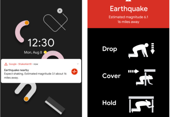 ▲Google今年將推出全球範圍的地震警報系統。（圖／翻攝自9to5google）