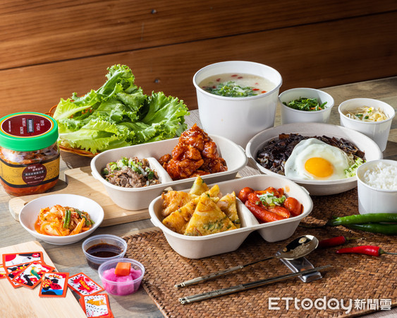 ▲兩班家餐飲集團旗下6家韓式餐飲品牌也推出外帶餐 。（圖／兩班家餐飲集團提供）