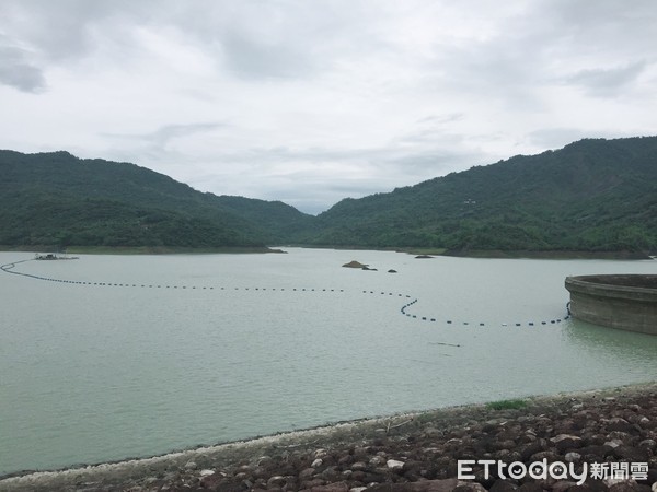 ▲台南市4座水庫蓄水量3億592萬噸，水情有明顯改善，預計最近幾天降雨仍會帶來水庫進水。（圖／記者林悅翻攝，下同）