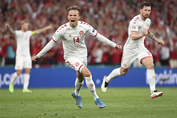 ▲▼  歐國盃，丹麥擊敗俄羅斯晉級16強          。（圖／達志影像／美聯社）