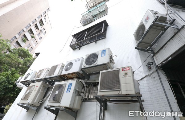 ▲▼6月夏季電價凍漲 冷氣室外機。（圖／記者屠惠剛攝）