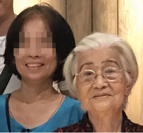 ▲▼阮經天的姑婆從加國返台2個月，仍見不到103歲老母親，跪求隔著玻璃看也好。（圖／阮女士提供）