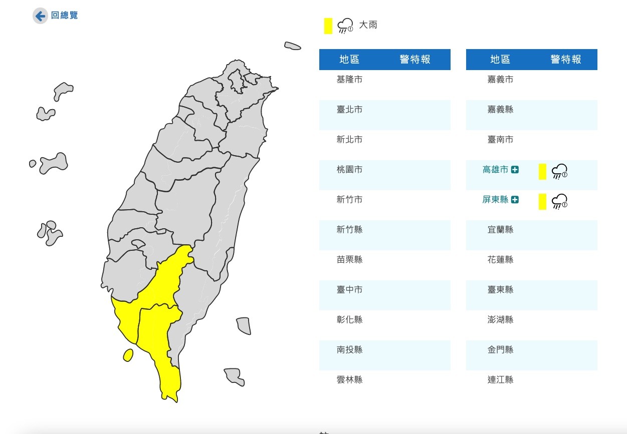 ▲▼雷達回波圖。（圖／翻攝中央氣象局）