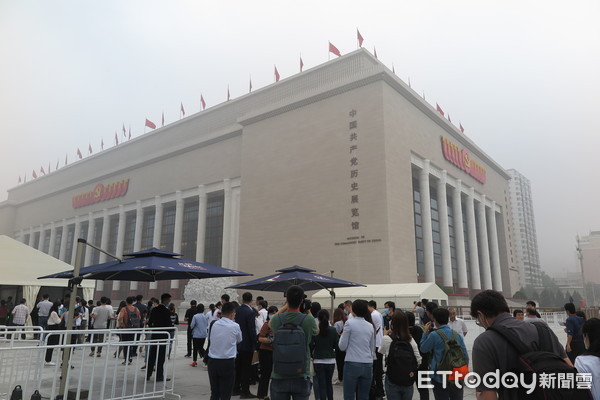 ▲▼位於北京的中國共產黨歷史展覽館外觀，該館將於7月1日後對外開放。（圖／記者陳政錄攝）