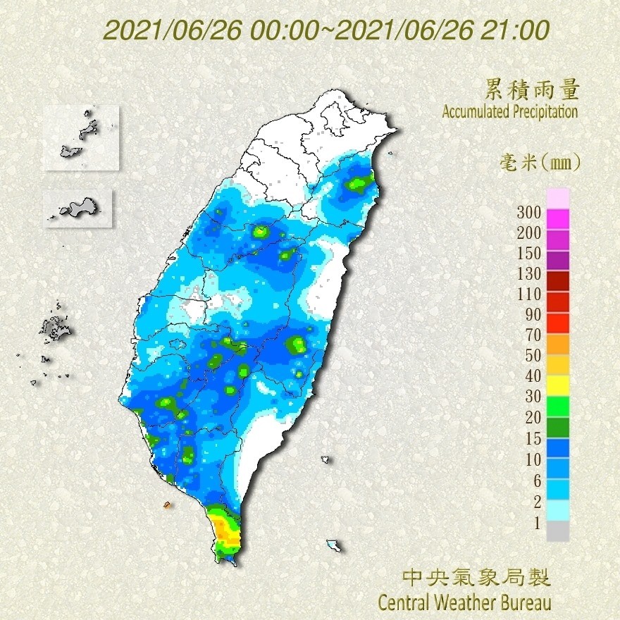 ▲▼屏東夜雨開炸。（圖／氣象局）