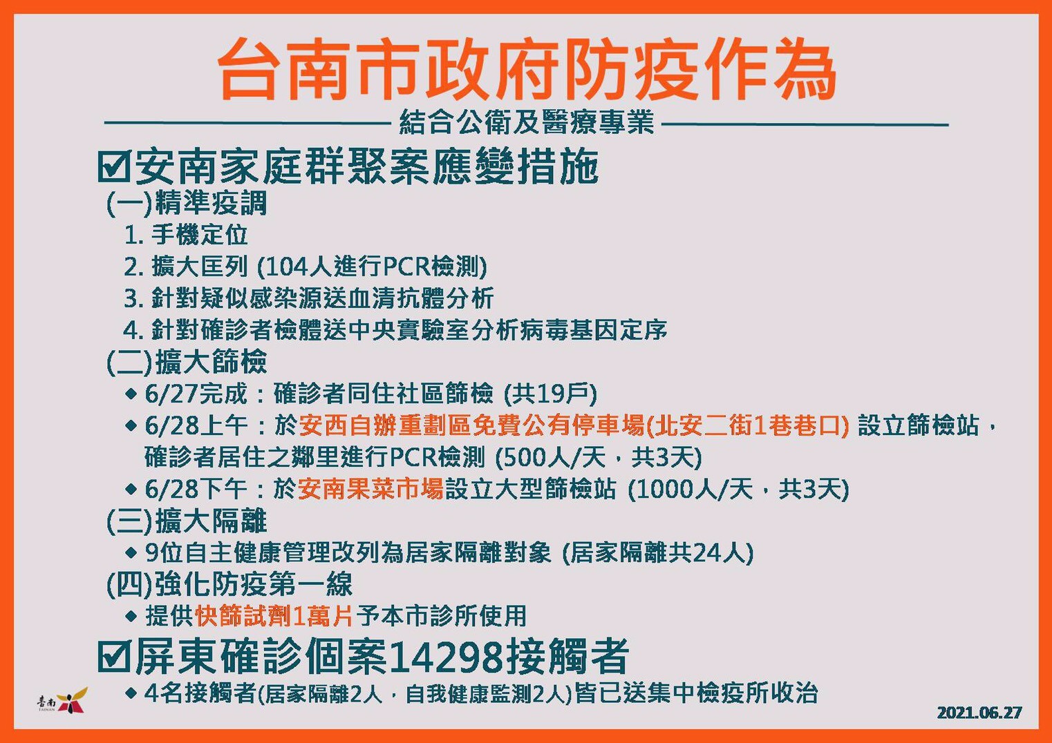 ▲台南市政府進行說明。（圖／記者林悅翻攝）