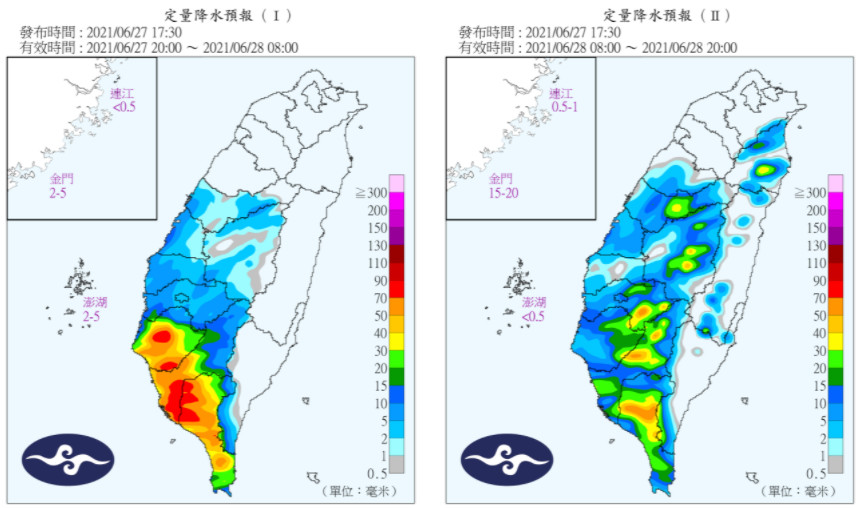 ▲▼一周天氣。（圖／中央氣象局）