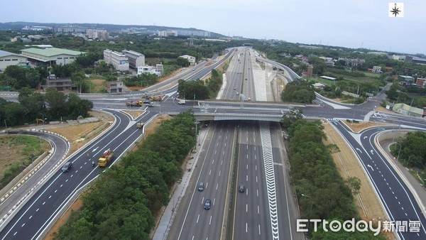 ▲▼國道3號增設高原交流道空拍。（圖／高公局提供）