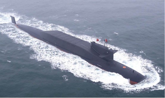 ▲▼解放軍新型核潛艦2019年4月23日在青島參加海上閱兵式。（圖／新華社網路平台）
