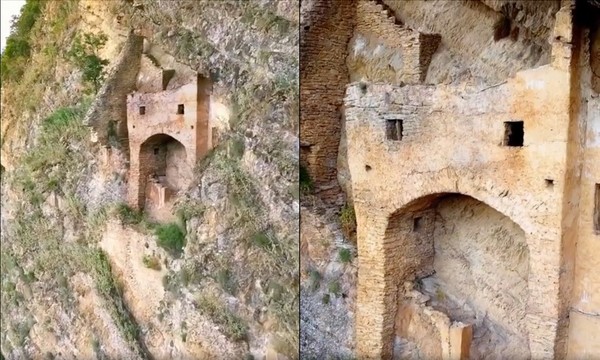 ▲▼修建在懸崖峭壁上的仙女城堡鮮為人知。（圖／翻攝自Facebook／FEST Travel Baku﻿）