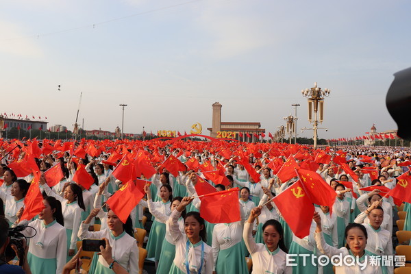 ▲▼中國共產黨成立100周年慶祝大會在北京天安門廣場地區舉行。（圖／記者陳政錄攝）