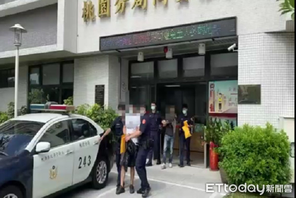 ▲警方將涉吸毒的鍾男等嫌犯移送。（圖／桃園警分局提供）