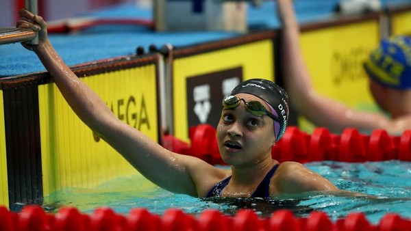▲首位代表英國參加奧運的黑人女泳將迪林（Alice Dearing）。（圖／翻攝自推特）