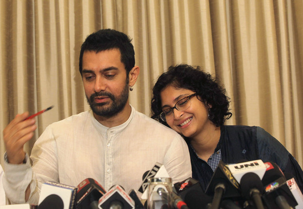 ▲▼印度寶萊塢天王阿米爾汗（Aamir Khan），與結婚15年妻子基蘭拉歐（Kiran Rao）離婚。（圖／達志影像／美聯社）