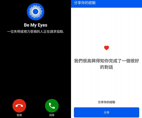 ▲▼安裝「Be My Eyes」半年突來電！他接起幫助視障者　超暖故事5000人朝聖。（圖／網友授權提供）