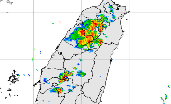 ▲▼大雨特報。（圖／中央氣象局）