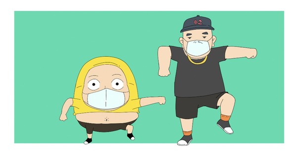 ▲▼ 阿達推出新歌《口罩戴好》，和知名網路插畫家囂搞合作在MV中化身Q版動畫。（圖／環球提供）