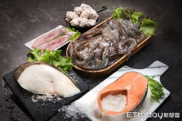 ▲Buffet餐廳變身雲端魚市場　漢來海港推防疫超值海鮮箱。（圖／漢來美食提供）